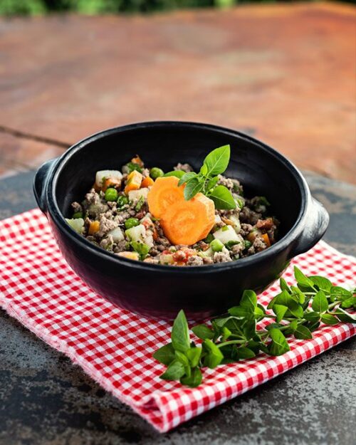 Caçarolinha de carne Congelada