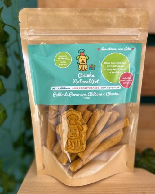 Palitinhos de porco com abóbora e alecrim